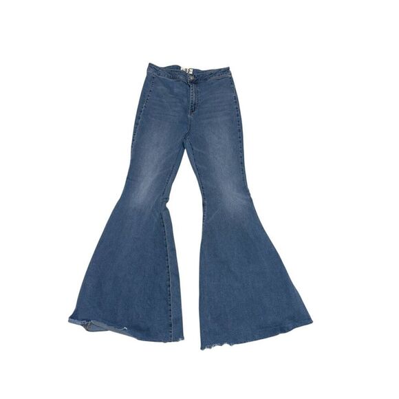 Beautiful WE THE FREE Free People Free People Just Float On Flare High Rise Supe - Picture 3 of 8